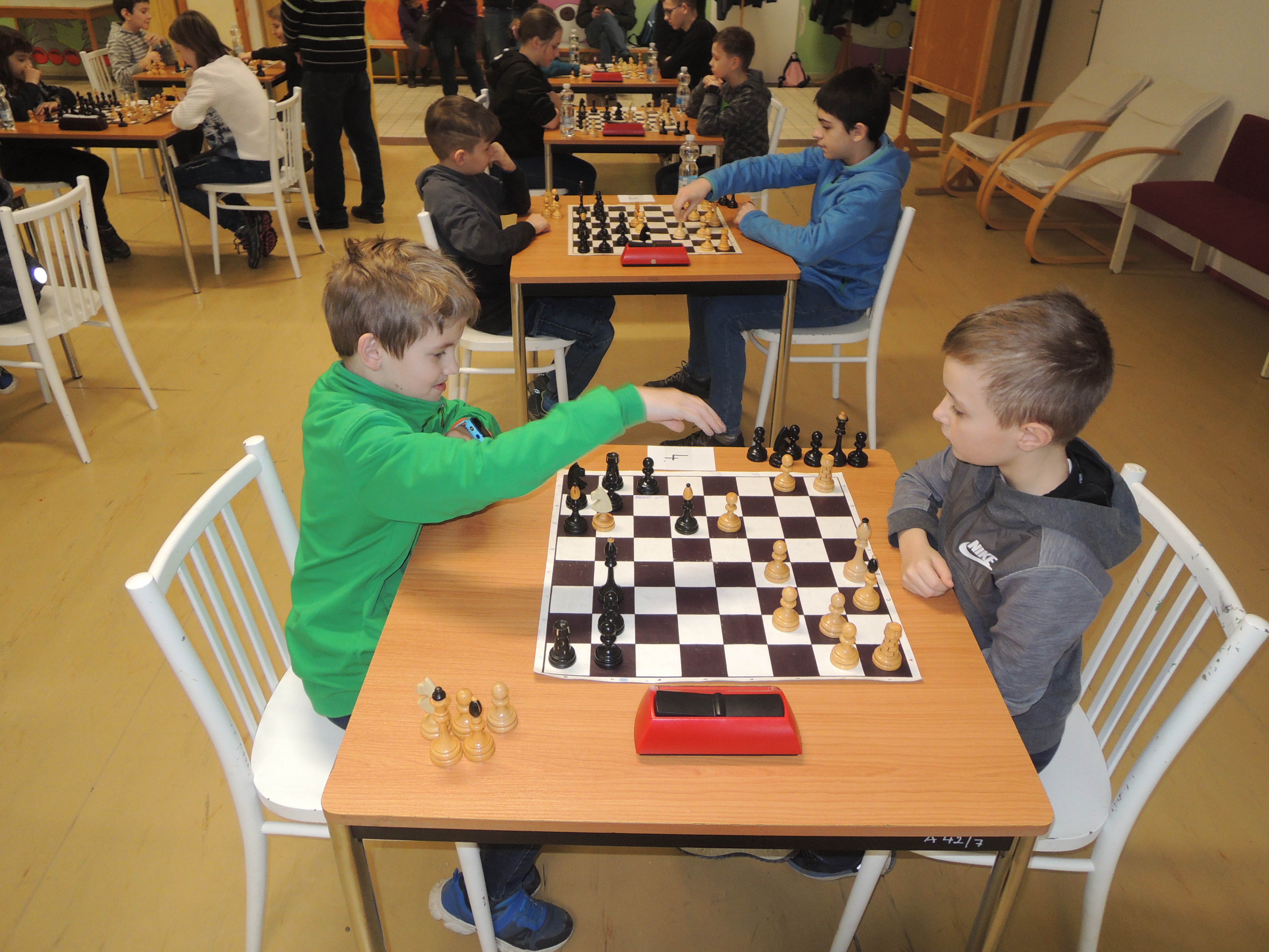 Šachový turnaj jednotlivců – v Domečku
